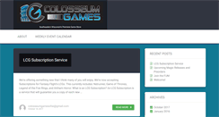 Desktop Screenshot of colosseumgamesofwi.com