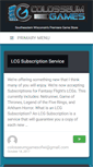 Mobile Screenshot of colosseumgamesofwi.com